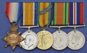 Five: Captain G. N. Openshaw, Royal Lancaster Regiment

1914-15 Star (Capt. R. Lanc. R.); British War and Victory...