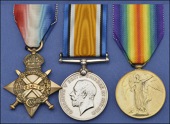 Three: Corporal S. Moorby, Royal Lancaster Regiment
1914-15 Star (13067 L. Cpl., R. Lanc. R.); British War and...