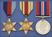 Three: attributed to Trooper J. Connolly, 107th Regiment Royal Armoured Corps, died, North Africa, 27 August...