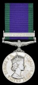 General Service 1962, 1 clasp, Borneo (23871945 Pte. M. Johnston, Gordons.) very fine	 £50-70