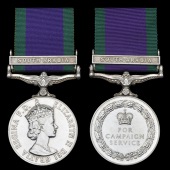 General Service 1962 (2), 1 clasp, South Arabia (23984335 Tpr. N. Ryton, 3 RTR.; 24056775 Tpr. A. L. Gough, 5 RTR.)...