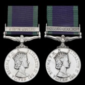 General Service 1962 (2), 1 clasp, South Arabia (23650505 L/Cpl. W. Housecroft, Coldm. Gds.; 23549928 Pte. T....
