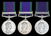 General Service 1962 (3), 1 clasp, Northern Ireland (24093919 Pte. F. J. Collins, DERR.; 24336346 Pte. M. J....