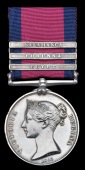 
Military General Service 1793-1814, 3 clasps, Egypt, Corunna, Salamanca (Archd. Riddle, 42nd Foot) some minor...