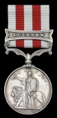Indian Mutiny 1857-59, 1 clasp, Lucknow (Corpl. G. Arbuckle, 42nd Rl. Highlanders) nearly very fine 	 £250-300