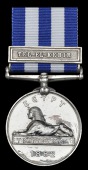 Egypt and Sudan 1882-89, 1 clasp, Tel-El-Kebir (1294. Sergt. Maj: J. McNeill. 1/R. Highrs:) nearly extremely fine 	...