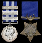 Pair: Private Henry Shepston, Royal Highlanders, killed in action at El-Teb-Tamaai 

Egypt and Sudan 1882-89, 3...