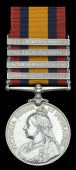 Queen’s South Africa 1899-1902, 4 clasps, Orange Free State, Transvaal, South Africa 1901, South Africa 1902 (5467...