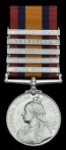 Queen’s South Africa 1899-1902, 5 clasps, Cape Colony, Paardeberg, Driefontein, Transvaal, Wittebergen (5429 Pte....