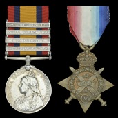 Pair: Private J. Williams, Royal Highlanders, who later served with the Royal Scots and was killed in action in...