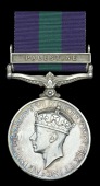 General Service 1918-62, 1 clasp, Palestine (2754299 Pte. H. Drysdale. Black. Watch.) good very fine 	 £60-80