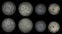 James II (1685-1688), Halfpence (2), 1686 and uncertain; Farthings (2), both 1685 (BMC 543, 547; S 3419-20) [4]....