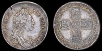William III (1694-1702), Shilling, 1696e, first bust (ESC 1084; S 3500). Slightly mis-struck on an elliptical flan,...