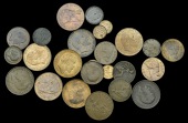 Edward VII (1901-1910), Pennies (5), 1902 (2, BMC 2205-6), 1904, 1908 (2, both BMC 2216), Halfpenny, 1904, Farthing,...