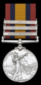 Queen’s South Africa 1899-1902, 3 clasps, Cape Colony, Orange Free State, South Africa 1901 (27458 Gnr. W. Jarvis,...