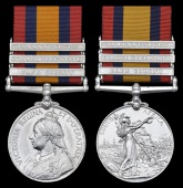 Queen’s South Africa 1899-1902(2), 3 clasps, Cape Colony, Orange Free State, Johannesburg (6361 Gnr. J....