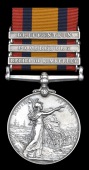 Queen’s South Africa 1899-1902, 3 clasps, Relief of Kimberley, Paardeberg, Driefontein (72797 Bomb. W. T....