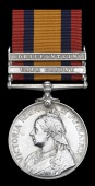 Queen’s South Africa 1899-1902, 2 clasps, Cape Colony, Driefontein (19649 Dvr. W. T. Hedges, 83rd  Bty., R.F.A.)...