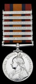 Queen’s South Africa 1899-1902, 6 clasps, Cape Colony, Driefontein, Johannesburg, Diamond Hill, Belfast, South...