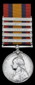 Queen’s South Africa 1899-1902, 5 clasps, Cape Colony, Defence of Ladysmith, Transvaal, Laing’s Nek, South...