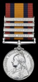 Queen’s South Africa 1899-1902, 4 clasps, Cape Colony, Orange Free State, Transvaal, South Africa 1901 (33566 Dvr....