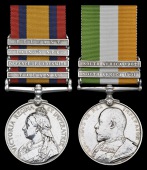 Pair: Sapper G. Hills, Royal Engineers

Queen’s South Africa 1899-1902, 4 clasps, Talana, Defence of Ladysmith,...
