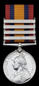 Queen’s South Africa 1899-1902, 4 clasps, Cape Colony, Paardeberg, Driefontein, Johannesburg (881 Sapr. W. Bell,...