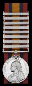 Queen’s South Africa 1899-1902, 8 clasps, Cape Colony, Tugela Heights, Orange Free State, Relief of Ladysmith,...