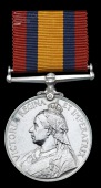Queen’s South Africa 1899-1902, no clasp (Civ. Clerk W. E. English, A.S.C.) good very fine	 £50-70