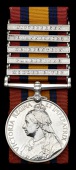 Queen’s South Africa 1899-1902, 5 clasps, Modder River, Paardeberg, Driefontein, Johannesburg, Wittebergen (12076...