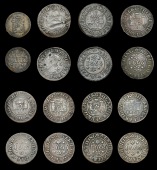 Bridgwater, Borough Farthings (11), undated, 1.23g/12h (N 3974; BW. 50); 1666 (10), 2.44g/9h (N 3975b, this piece;...