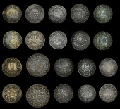 Glastonbury, Sidricke Hancocke, Farthings (2), 0.98g/6h (N 4049; BW. 149), 0.93g/6h (N 4050; BW. 149 var); James...