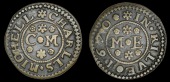 Kilve, Charlls Michell, Farthing, 1670, 1.88g/6h (N 4072; BW. 174). Good fine, rare; the only issue for the...