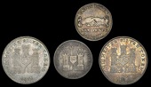 Sussex, Chichester, Henry Comper and Benjamin Charge, Sixpence, 1811, 1.87g/12h (KR 301; D 12); Thomas Dally & Co,...