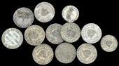 Warwickshire, Bedworth, Henry Lane, Shilling, 1811, 3.78g/12h (D 2); Birmingham, Workhouse, Shillings (9), 1811 (7),...