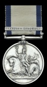Naval General Service 1793-1840, 1 clasp, Basque Roads 1809 (Daniel Trusti.) nearly extremely fine 	 £1800-2200
