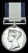 Naval General Service 1793-1840, 1 clasp, Syria (Joseph Barber.) contact marks, slight edge bruising, nearly very...