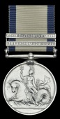 Naval General Service 1793-1840, 2 clasps, The Potomac 17 Aug 1814, 14 Dec Boat Service 1814 (Thos. Cox.) very fine...