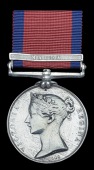 Military General Service 1793-1814, 1 clasp, Maida (Thos. Lyons, 58th Foot.) reconstituted from onetime circular...