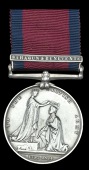 Military General Service 1793-1814, 1 clasp, Sahagun & Benevente (W. Von Hellen, Cornet 3rd Hus K.G.L.) nearly very...