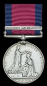 Military General Service 1793-1814, 1 clasp, Badajoz (John T. Bennett, Ensn. 77th Foot) ‘John T. Benn’ engraved...