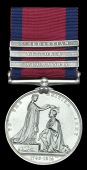 Military General Service 1793-1814, 3 clasps, Salamanca, Vittoria, St. Sebastian (E. Millis, 4th Foot.) contact...