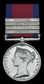 Military General Service 1793-1814, 4 clasps, Vittoria, Nivelle, Orthes, Toulouse (William Hennessey, 18th Hussars.)...
