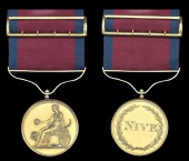 Field Officer’s Gold Medal 1808-14, for Nive (Major Rodgo. Vito Pereira de Silva, 14th Portug. Infy.) fitted with...