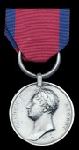 Waterloo 1815 (Stephen Cooley, 3rd Batt. 14th Reg. Foot) replacement steel clip and ring suspension, edge bruising,...