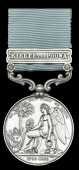 Army of India 1799-1826, 1 clasp, Kirkee and Poona (W. Connor, Eur. Regt.) short hyphen reverse, officially...