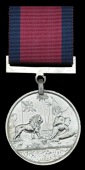 Honourable East India Company Medal for Burma 1824-26, silver, unnamed, fitted with steel clip and silver straight...
