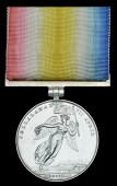 Defence of Jellalabad 1842, Flying Victory, unnamed as issued, with replacement hinged straight bar suspension, good...
