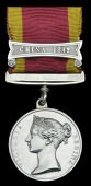 China 1842, 1 clasp, China 1842 (S. W. K. Freeman, 2nd Master, H.M.S. Jupiter) with replacement silver swivel ring...