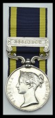 Punjab 1848-49, 1 clasp, Goojerat (Danl. Galvin, 53rd Foot) edge bruising, some contact marks, nearly very fine 	...